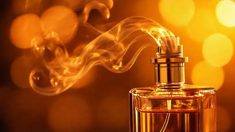 Perfume exótico irradia lujo y aroma