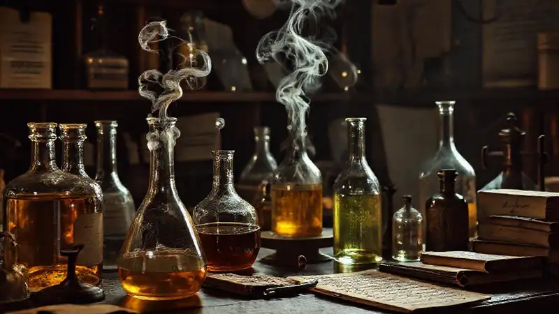 Un laboratorio antiguo