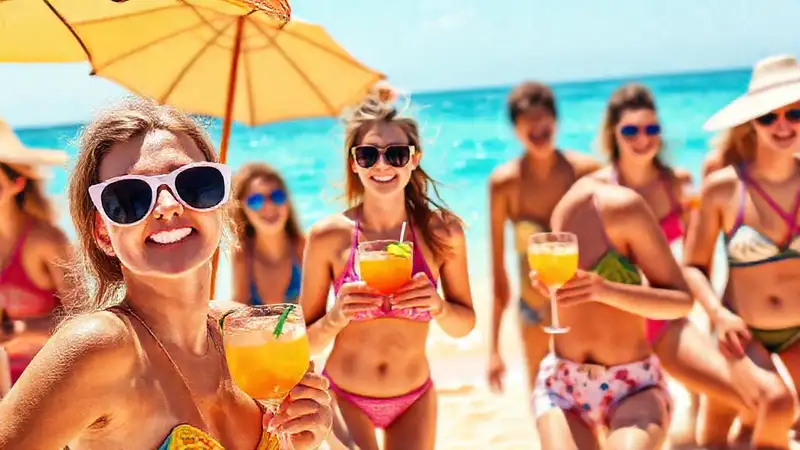 Verano en la playa: sol