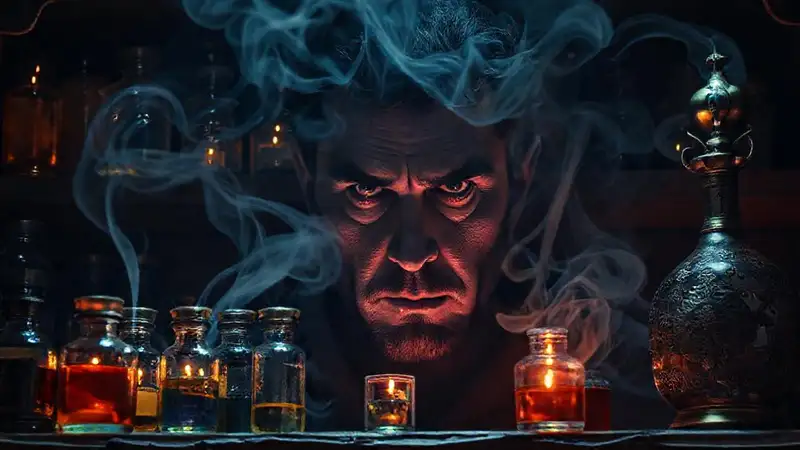 El apotecario anciano guarda secretos oscuros