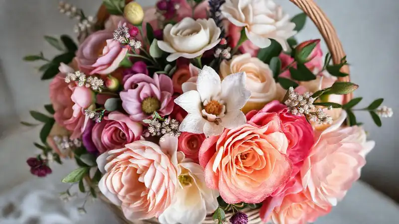Un ramo floral evocador y delicado