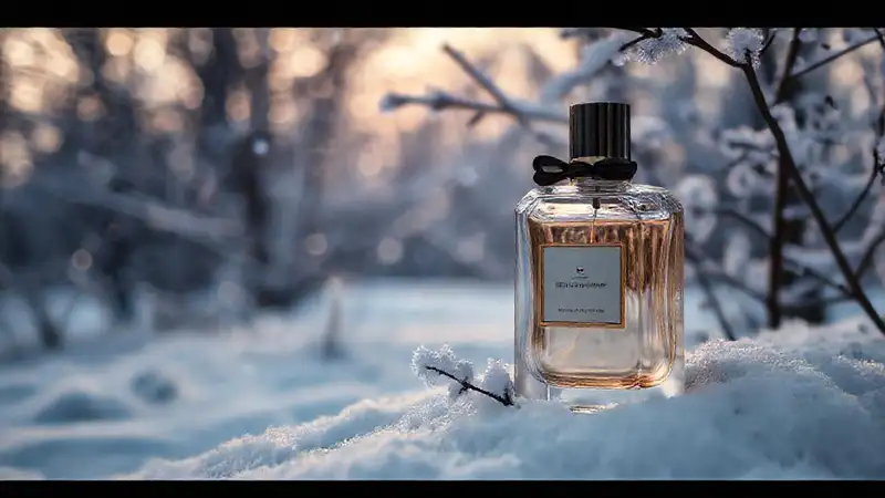 Un paisaje invernal elegante y difuminado