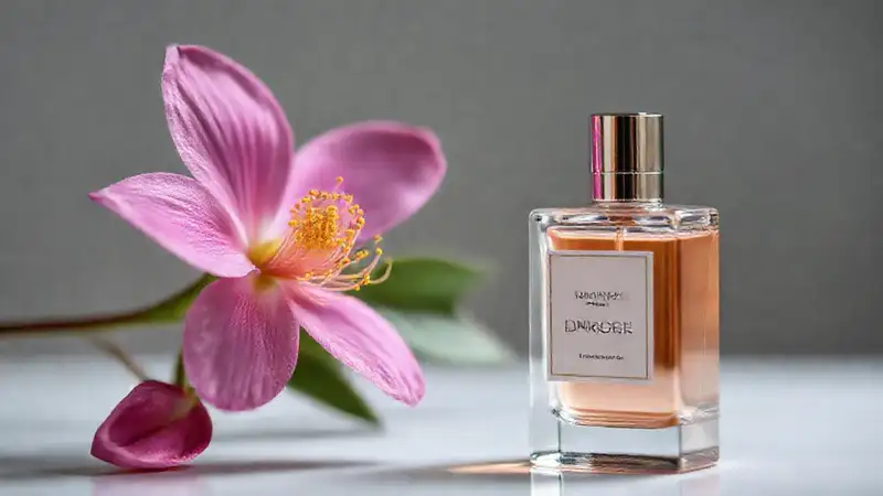 La flor de mimosa rivaliza con un perfume