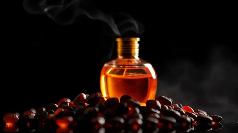 Frijoles tonka lujosos en luz suave