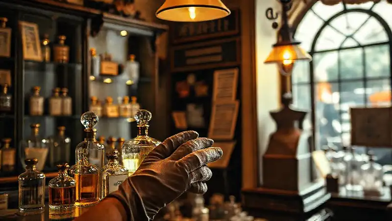 Un escaparate vintage elegante y nostálgico