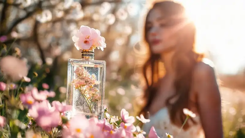 Perfume floral evoca un sueño primaveral