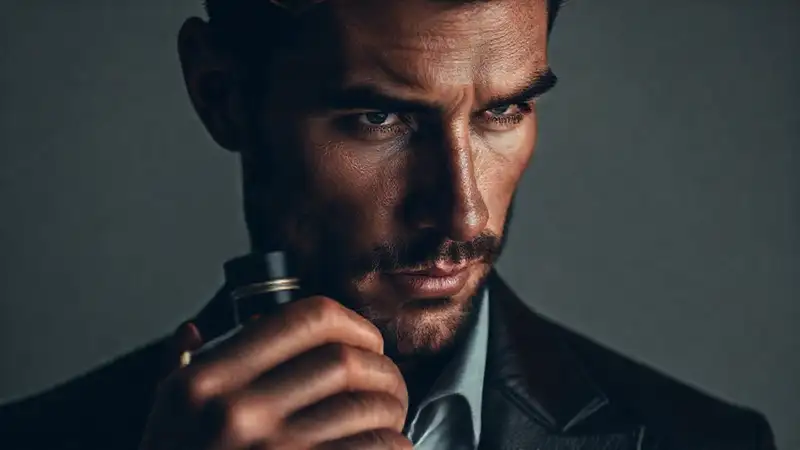 Un hombre elegante irradia sofisticación discreta