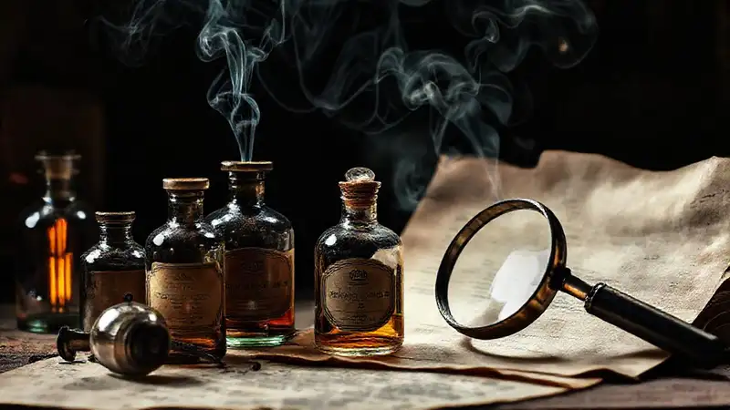 Laboratorio oscuro y misterioso