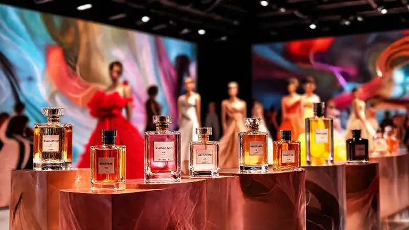 Perfumería lujosa cautiva la vista y olfato