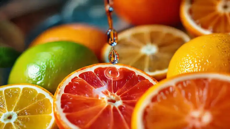 Cítricos macerados exhalan aromas en laboratorio