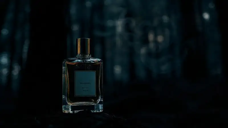 Un perfume elegante evoca un bosque onírico