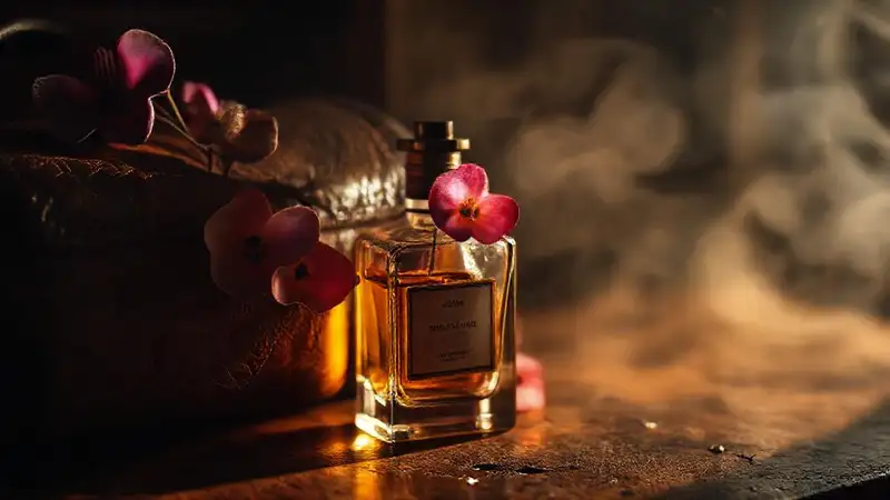 Élégancia decadente en sombras y aroma
