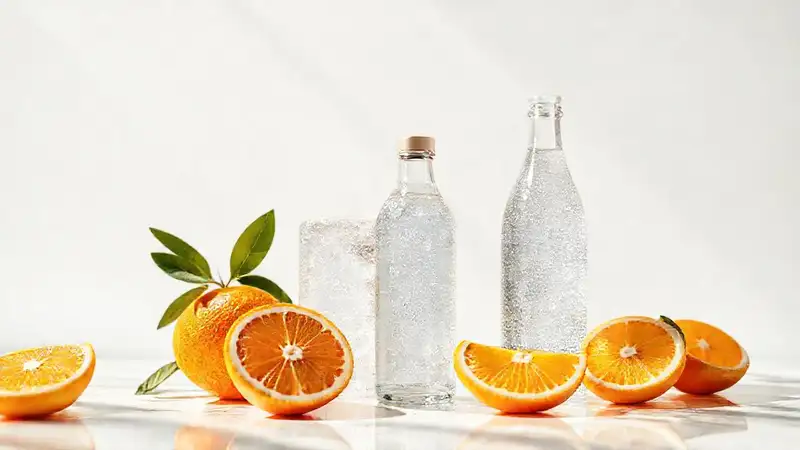 Frutas cítricas y lujo minimalista brillan