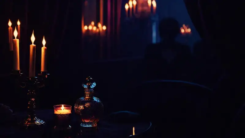 Glamour y misterio en tonos oscuros