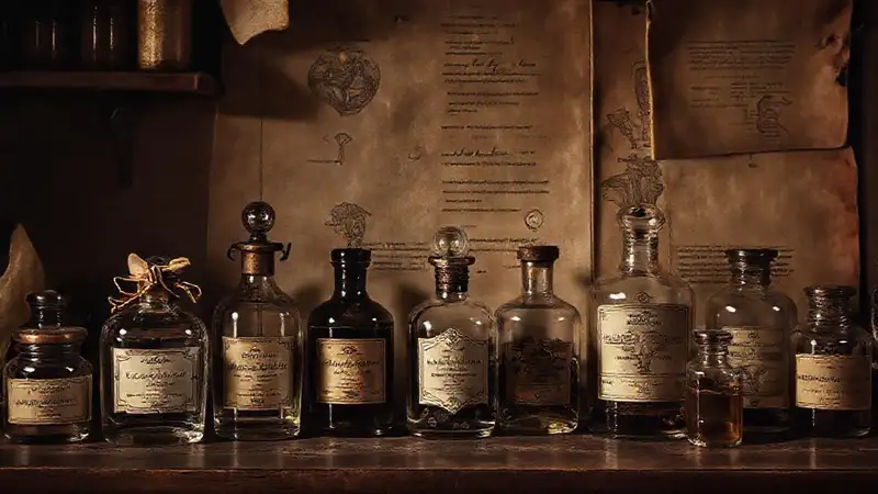 Un laboratorio antiguo y misterioso