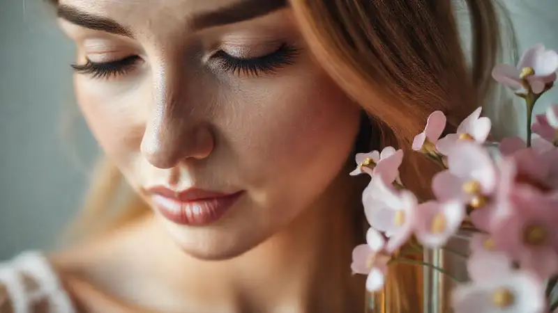 Perfume delicado alivia alergias florales