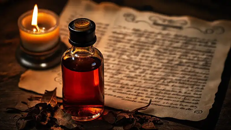 Botella antigua: misterio y fragancia