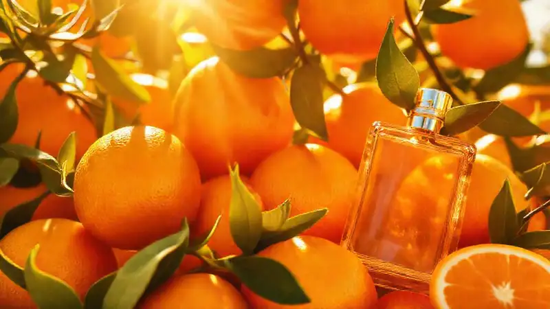 Tangerinas doradas exudan frescura y elegancia