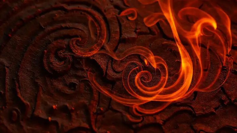 El incienso especiado crea una atmósfera mística