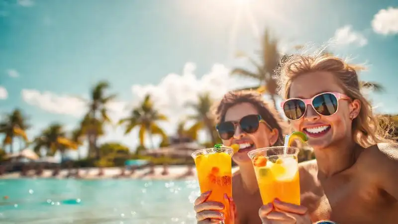 Playa tropical: sol
