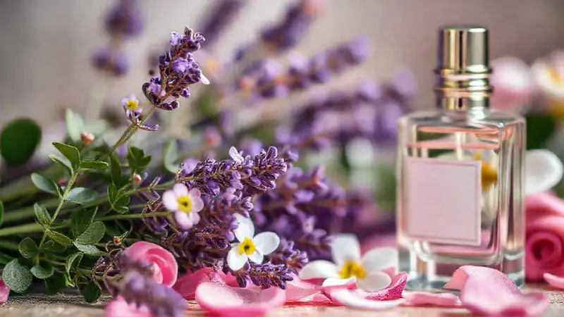 Hierbas floridas evocan un aroma dulce