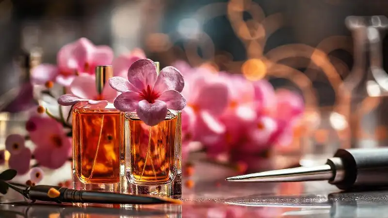 Fotografía elegante captura fragancias y aromas