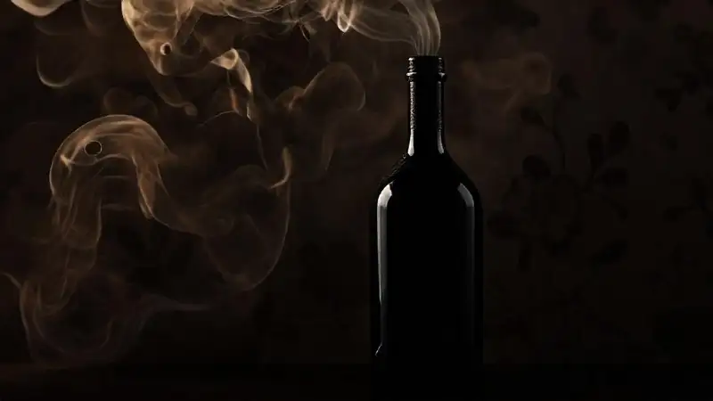 Una botella oscura