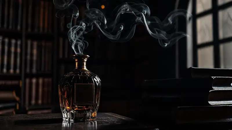 Lujo oscuro exuda fragancia y misterio