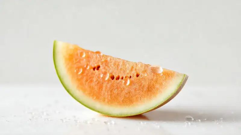 Melón elegante y sutilmente fragante
