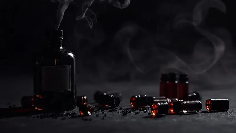 Perfume oscuro y elegante