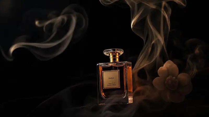 Un frasco elegante emite misterio
