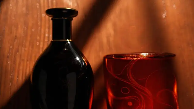 Botella elegante