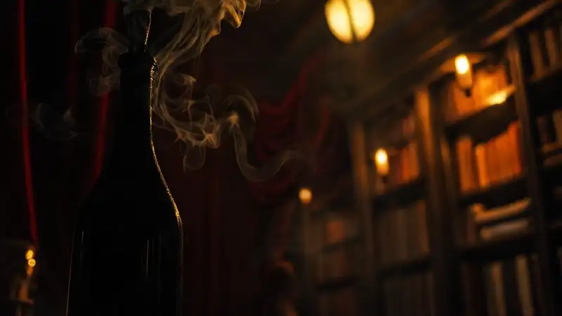 Una mujer misteriosa en un libro antiguo