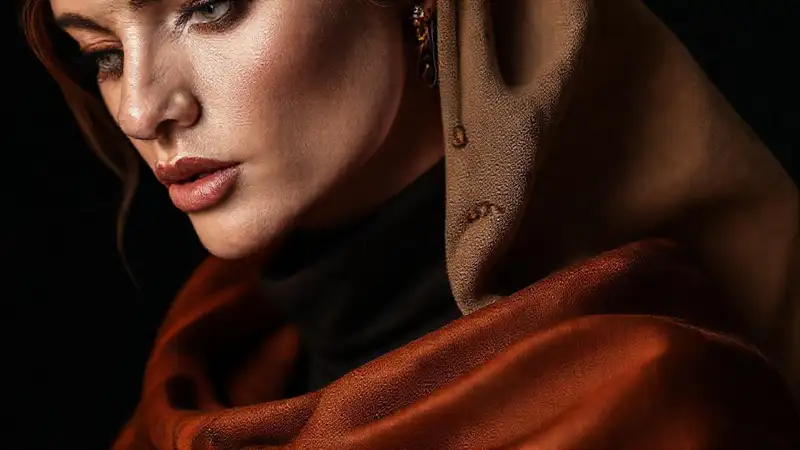 Un shoot de moda lujoso y elegante