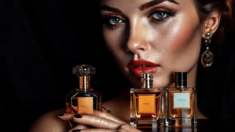 Una mujer elegante irradia seducción y lujo