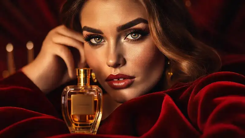 Fotografía glamurosa y lujosa de revista
