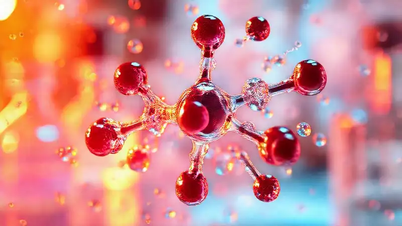 Una molécula de almizcle sintético irradia en laboratorio