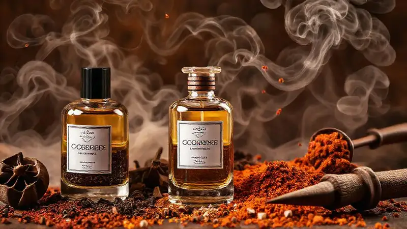 Perfumes exóticos se crean con detalle