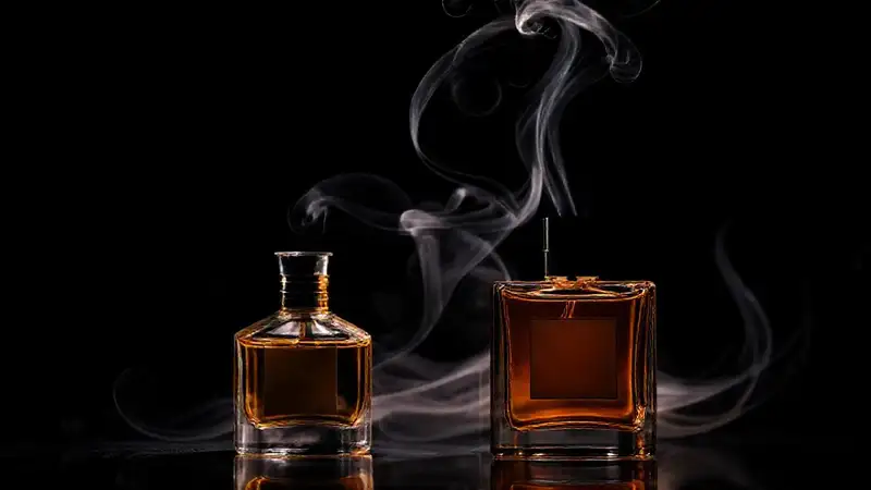 Fragancia elegante y misteriosa en detalle