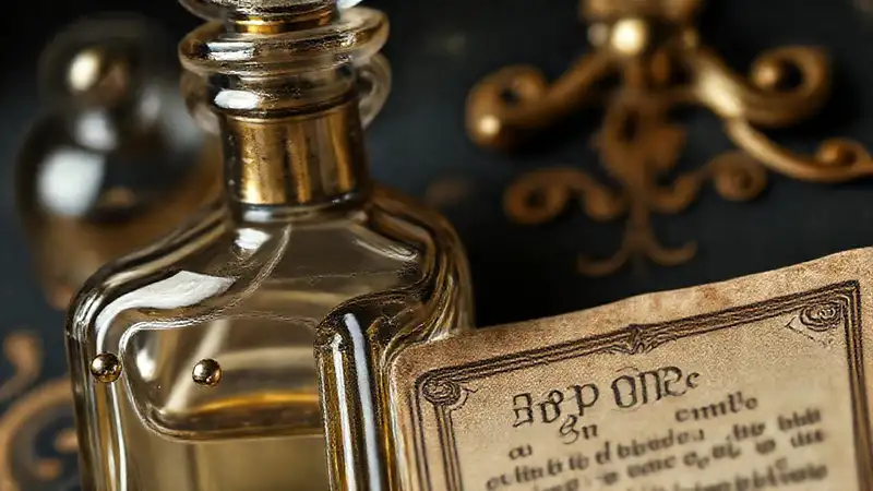 Un frasco de perfume