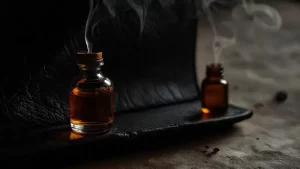 Un aroma oscuro y sofisticado persiste