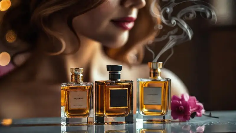 Un perfume lujoso y floral reluce