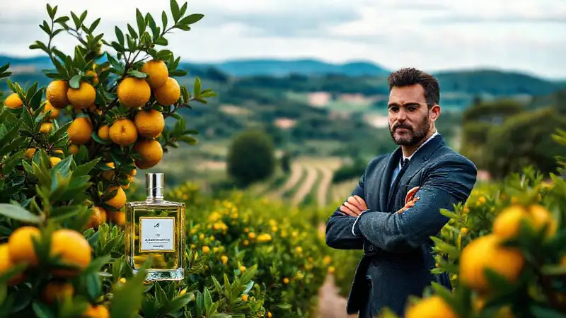 Bergamota italiana evoca un hombre elegante