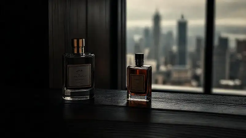 Un hombre elegante y sofisticado exalaba aroma